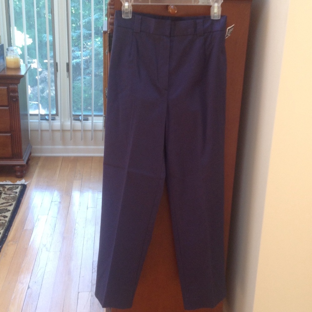 WilliSmith stretch navy pants size 6 waist